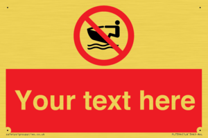 Custom No personal water craft